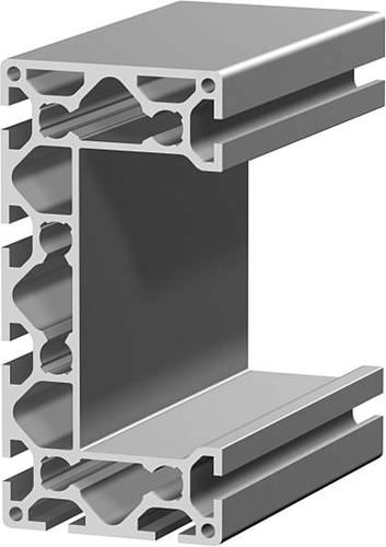 Profilé en aluminium - 1.11.080160.89SP - MayTec - en C / pour charges lourdes