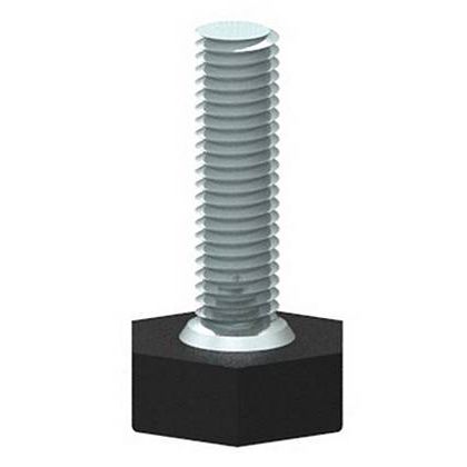 Pied de machine - MayTec - en aluminium / de mise à niveau / fileté