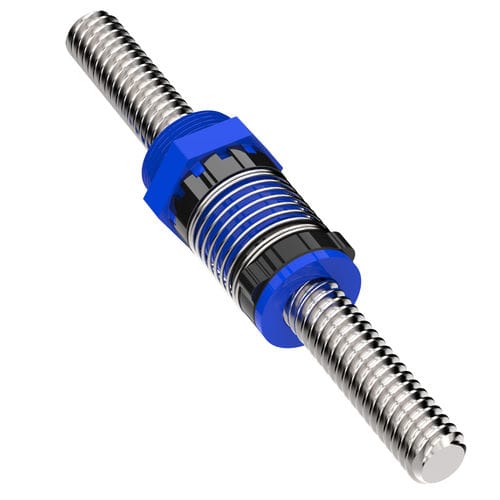 Vis coulissante à rattrapage de jeu - KTA series - Helix Linear Technologies - à filetage rond / en plastique / à écrou