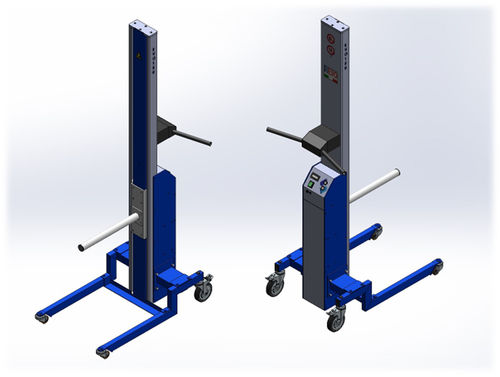 Élévateur manuel - EVO150 - RIEVO divisione di STEFAL SRL - à colonnes / à tiroir / mobile
