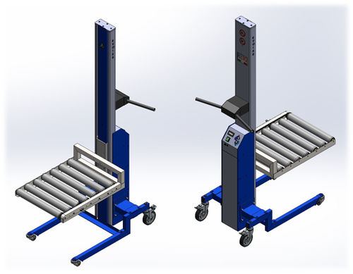 Élévateur manuel - EVO150 - RIEVO divisione di STEFAL SRL - à colonnes / mobile / longitudinal