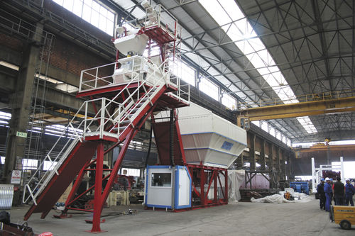 Centrale à béton stationnaire - GSP-35 - GÜRİŞ - compacte