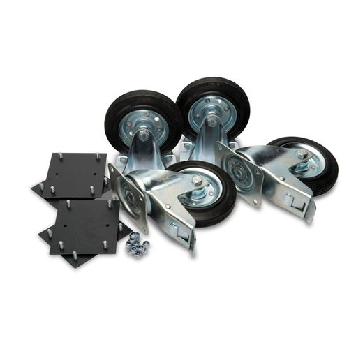 Roulette pivotante - CAS - Armorgard Ltd - à platine / monolithique / en caoutchouc