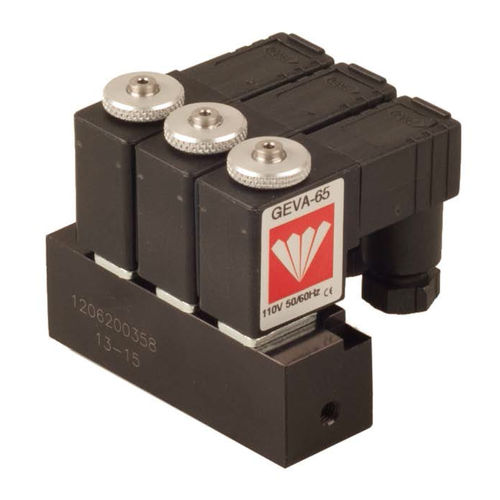 Électrovanne à manifold - G65-M - BACCARA AUTOMATION - à commande directe / 2 voies / NF