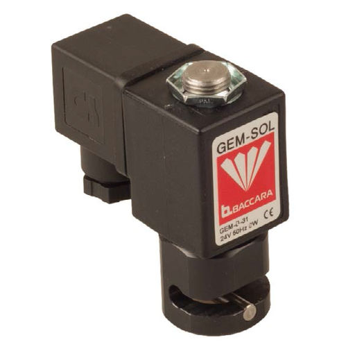Électrovanne à manchon - GEM-P - BACCARA AUTOMATION - 2 voies / NF / en aluminium