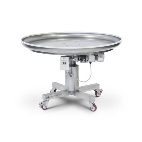 Table tournante entraînée par moteur - CASTIGLIONI - verticale / pour ligne d'emballage