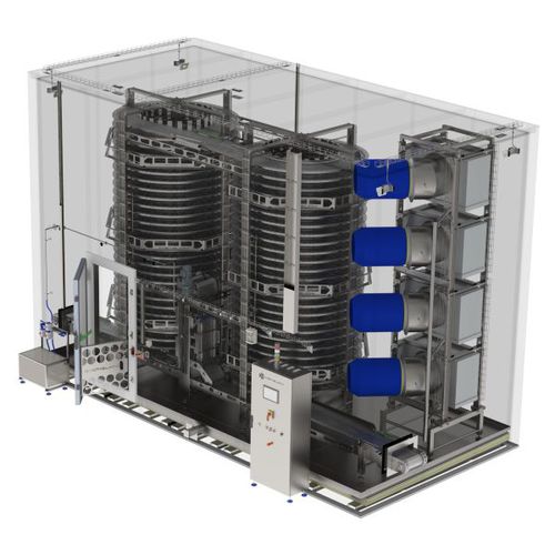 Congélateur en spirale - CASTIGLIONI - de process / ventilé / en acier inoxydable