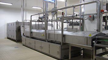 Ligne de production de pâtes fraîches - Food Tech S.r.l. - courtes / pasteurisation / avec refroidissement