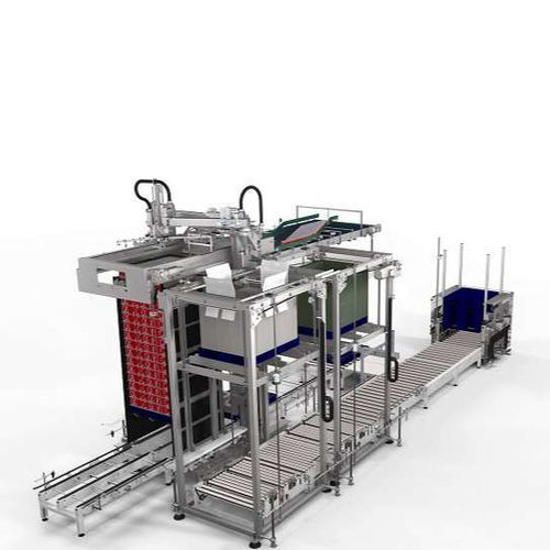 Dépalettiseur couche par couche - Innopal AS H - KHS GmbH - à colonne / pour boîtes de conserve / pour récipients en verre