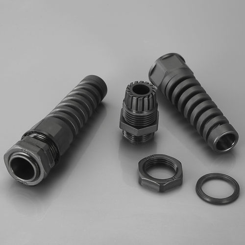 Presse-étoupe avec protecteur spiral flex - Zhejiang BangNai Electric Co. Ltd - en nylon / étanche / sans halogène