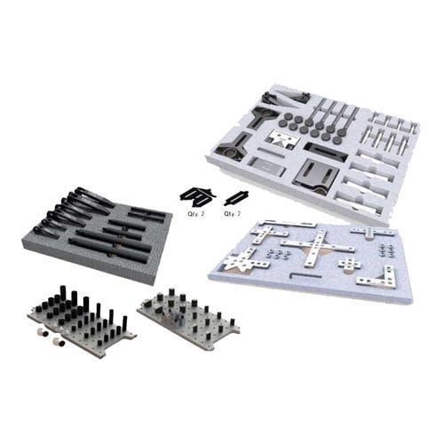 Kit de serrage mécanique - ALUMESS.easyloc TC - Spreitzer GmbH & Co. KG - Präzisionswerkzeuge - pour machine de mesure tridimensionnelle / pour appareils de mesure optique / à profil plat