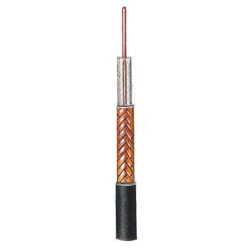 Câble électrique RF - RG-59 B/U - Metrofunk Kabel-Union - coaxial / blindé / en cuivre