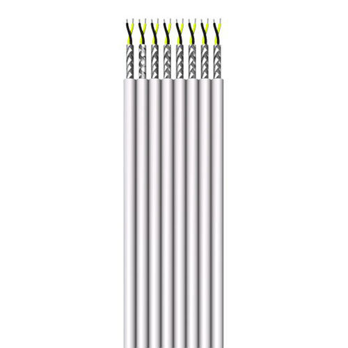 Câble électrique plat - 8x(LIYC 2x0,14)-Y FLAT - Metrofunk Kabel-Union - de données / isolé / blindé