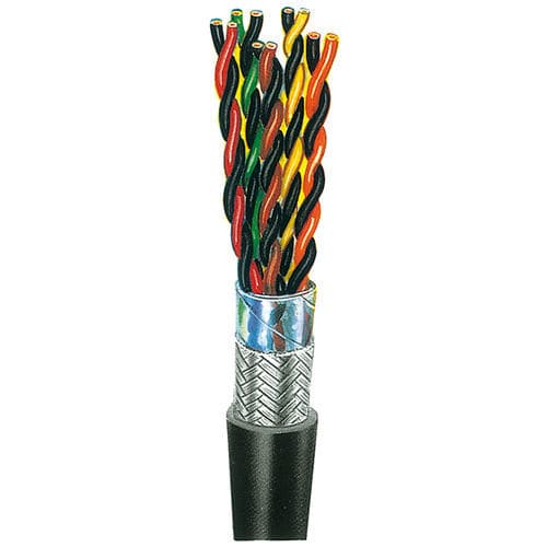 Câble électrique paire torsadée - Medox 4P x AWG 22 C UL - Metrofunk Kabel-Union - de données / résistant à la chaleur / à résistance chimique