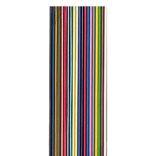 Câble électrique nappe - 2 x LIY 0,25 - Metrofunk Kabel-Union - de données / isolé / blindé