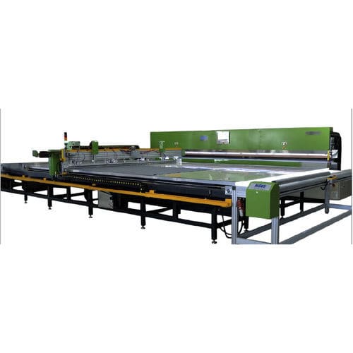 Table de coupe de tissus - RZ-7500 - Risus Machines - à couteau rotatif / pour rideaux / pour store