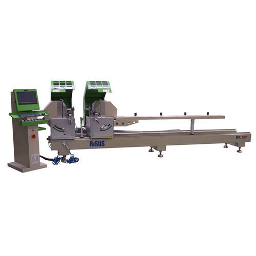 Tronçonneuse à deux têtes pour aluminium - RK-6000S - Risus Machines - pour profilés / CNC