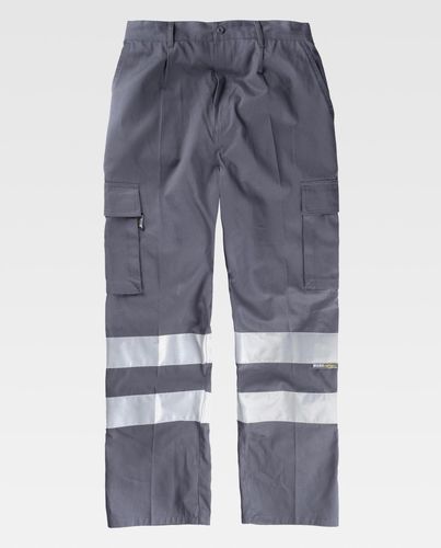 Pantalon de travail - B1447 series - WORKTEAM - en coton / unisexe / bleu
