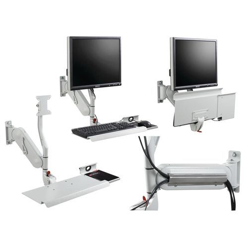 Support pour moniteur orientable - VAMONITOR - nVent HOFFMAN - à hauteur ajustable / mural / pivotant