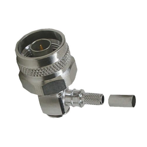 Connecteur pour câble coaxial - TC-195-NMH-RA-D - Times Microwave Systems - RF / type N / à angle droit
