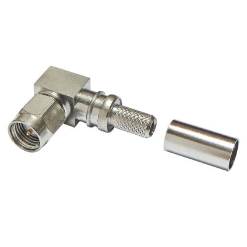 Connecteur pour câble coaxial - EZ-200-SM-RA-SS-X - Times Microwave Systems - RF / SMA / à angle droit