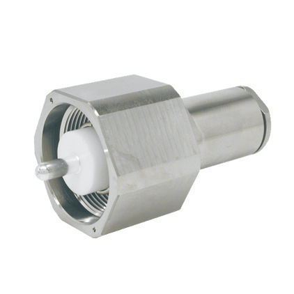Connecteur pour câble coaxial - TC-600-LCM-PL - Times Microwave Systems - RF / LC / droit