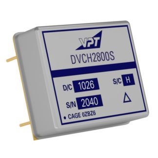 Convertisseur DC/DC SMD - DVCH Series - VPT Inc - de faible puissance / pour avion / à sortie simple