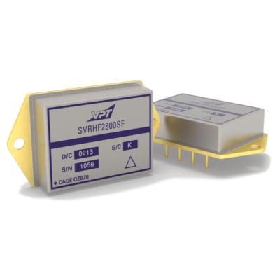 Convertisseur DC/DC SMD - SVR series - VPT Inc - pour avion / à découpage / IEM