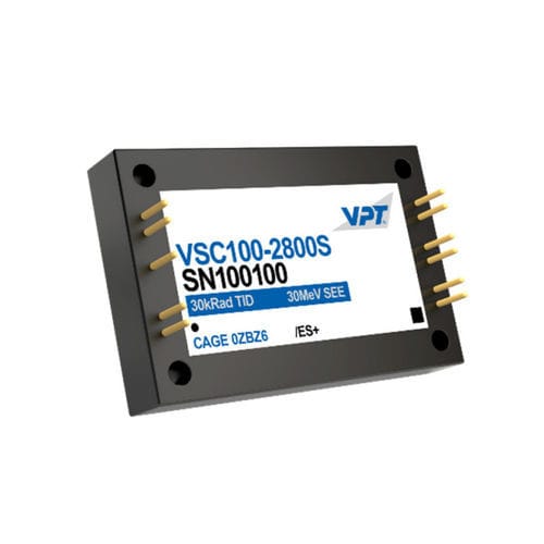 Convertisseur DC/DC monté sur châssis - VSC100-2800S - VPT Inc - à sortie simple / à grande gamme d'entrée / IEM