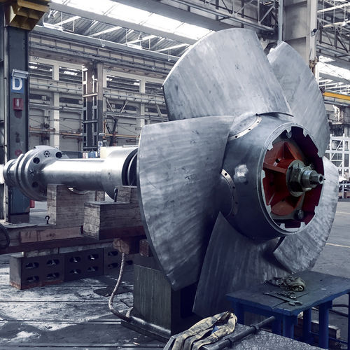 Turbine Kaplan - Franco Tosi - hydraulique / pour la production d’électricité / à arbre horizontal
