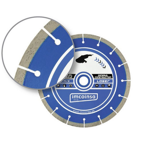 Disque à tronçonner pour la pierre - 2162 series  - IMCOINSA - pour le béton / diamanté / segmenté