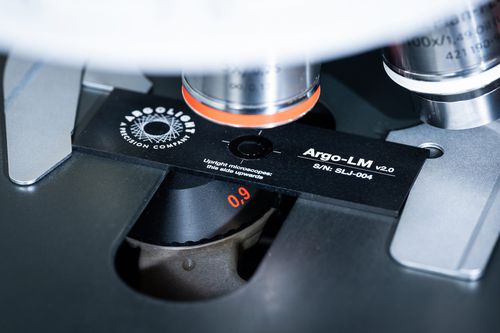 Lame de microscope de calibration - Argo-LM V2 - Argolight - par fluorescence