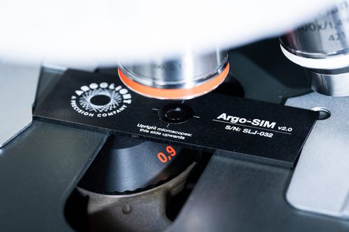 Lame de microscope de calibration - Argo-SIM V2 - Argolight - par fluorescence