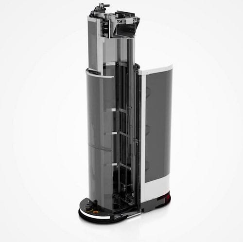 Plateforme robotique mobile de transfert - TORU - Magazino GmbH - pour entrepôt / pour l'industrie de l'emballage / multidirectionnelle