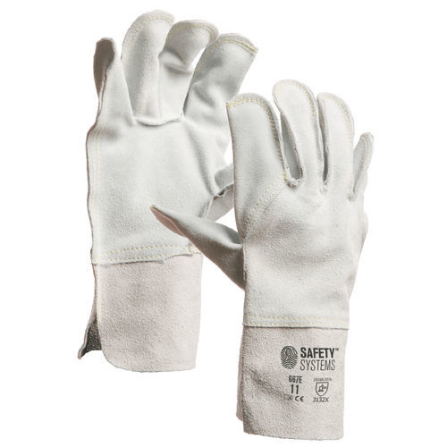 Gant de sécurité de travail - G67E - Lanzi Srl | Safety Systems - résistant à l'abrasion / en cuir / 11