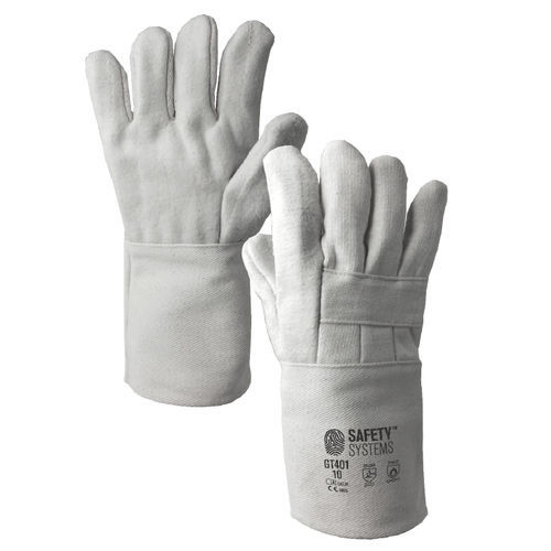 Gant de sécurité de travail - GT401 - Lanzi Srl | Safety Systems - pour l'industrie du verre / de protection mécanique / de protection thermique