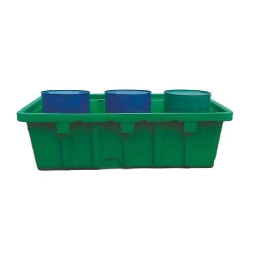 Bac de rétention en polyéthylène - RBA25 - Ricomi srl - gerbable / haute résistance chimique