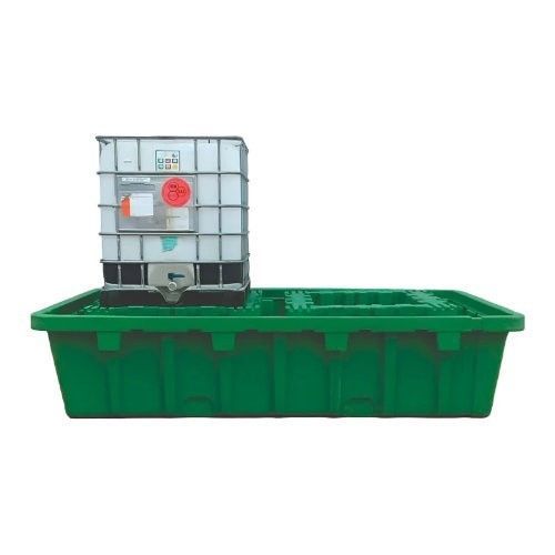 Bac de rétention pour conteneur IBC - RBA35 - Ricomi srl - en polyéthylène / gerbable / haute résistance chimique