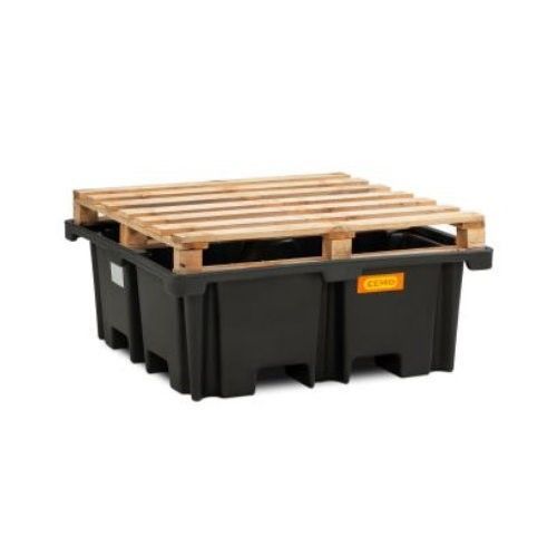 Palette de rétention pour fûts - 11276 - Ricomi srl - 4 fûts / en polyéthylène