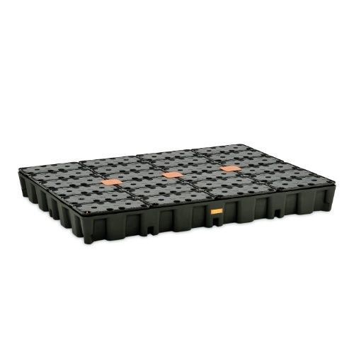 Palette de rétention en polyéthylène - 10893 - Ricomi srl - empilable