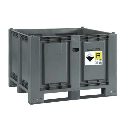 Conteneur à déchets en plastique - 80124870 - Ricomi srl - pour déchets dangereux / homologué UN / avec couvercle