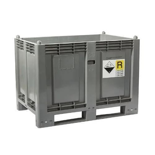 Conteneur à déchets en plastique - R30185743N - Ricomi srl - pour déchets dangereux / avec couvercle