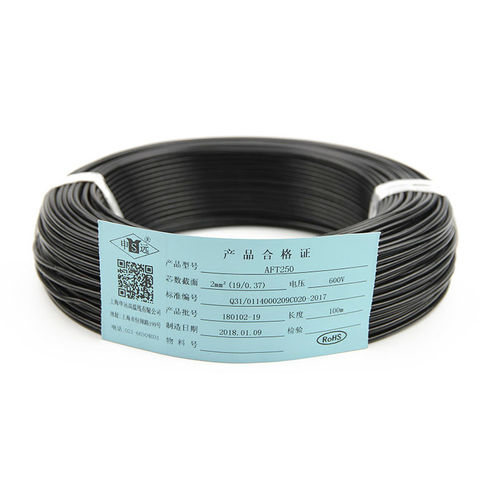 Fil monoconducteur isolé - UL1199 series - Shanghai Shenyuan High Temperature wire Co., Ltd - en cuivre / en PTFE / multibrin