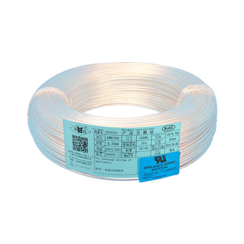 Fil électrique isolé - UL1929 series - Shanghai Shenyuan High Temperature wire Co., Ltd - en cuivre / souple / multibrin