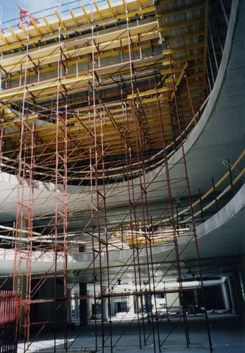 Tour d'échafaudage fixe - CSC SRL - de façade / modulaire