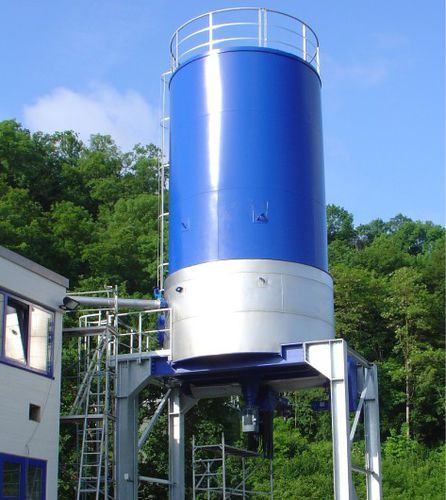 Silo pour application spécifique - Kurz Silo systeme - soudé / à fond plat / pour trémie