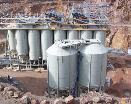 Silo boulonné - Kurz Silo systeme - pour produits en vrac / de ciment / pour sable