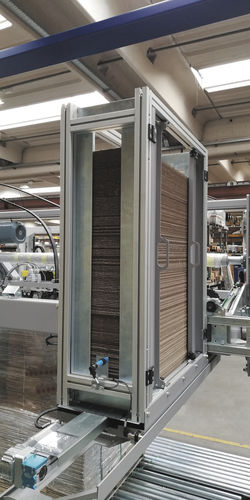Cercleuse avec presse - PRESS MASTER Series - OFFICINA MECCANICA SESTESE S.p.A. - automatique / pour carton / verticale