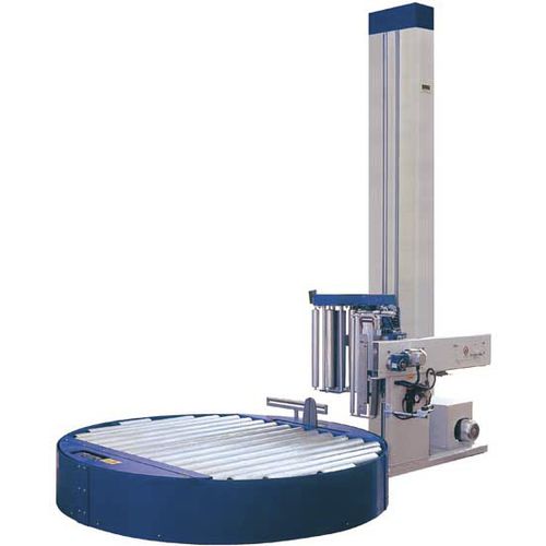 Banderoleuse à plateau tournant - AV 300 - OFFICINA MECCANICA SESTESE S.p.A. - totalement automatique / pour carton / pour papier
