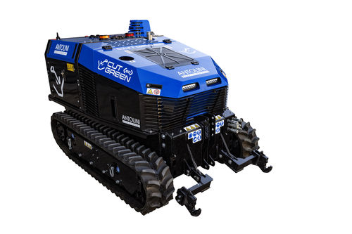 Tondeuse à gazon radiocommandée - CUTGREEN60 - ANTOLINI MEZZI CINGOLATI - diesel